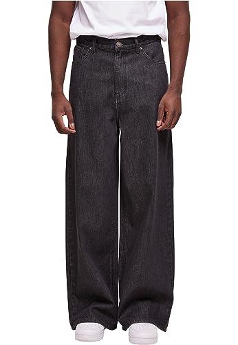 Urban Classics Spodnie męskie, Realblack Washed, 40