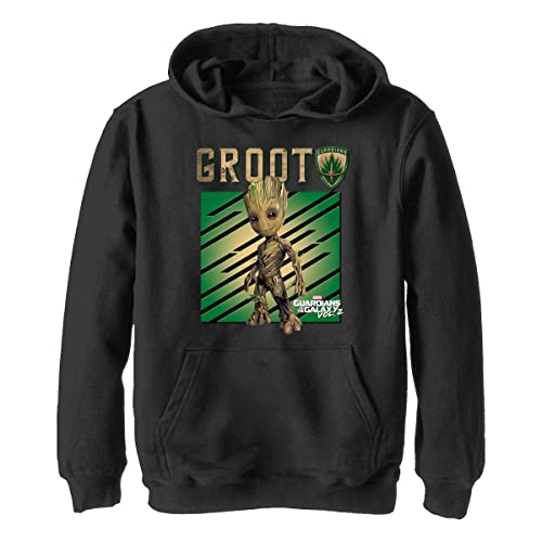 Marvel Chłopięca bluza z kapturem Groot Tree, czarna, XL, czarny, XL