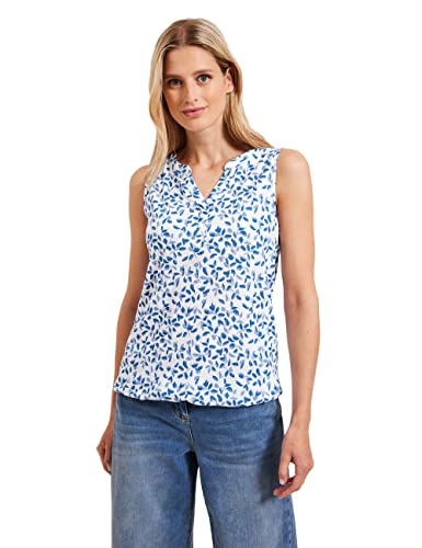 Cecil Letni top z nadrukiem, Vanilla White, XXL