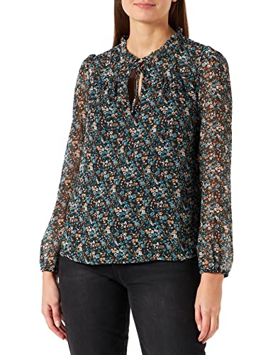ONLY Damska bluzka Onlditsy L/S Blouse WVN Noos, Balsam Green/Aop: fall Ditsy, S