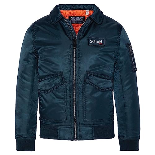Schott NYC 210100B Bombers Kids CWU Schott, Granatowy, 16 Chłopcy