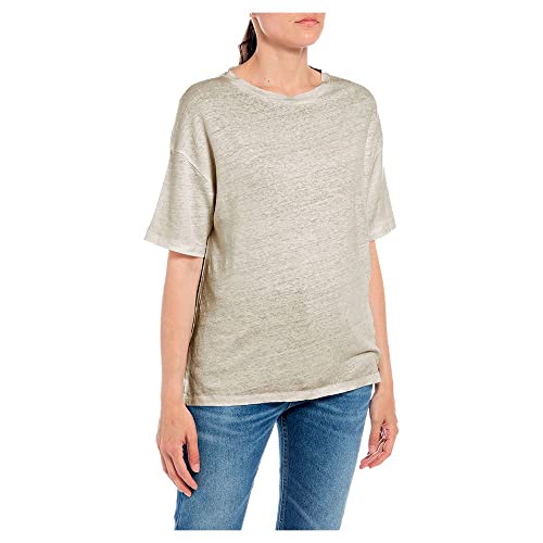 Replay Damska koszulka W3786, 893 piaskowa, S, 893 piaskowy, S