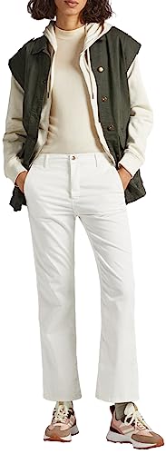 Pepe Jeans Spodnie damskie Lula, Biały (biały), 34W / 28L