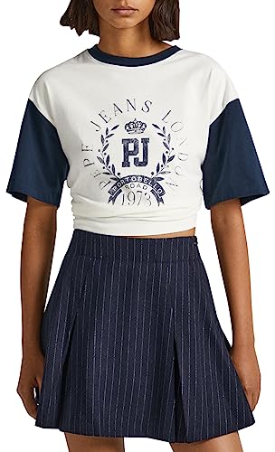Pepe Jeans Koszulka damska Verneta, Biały (mysz), M