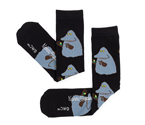 The Groke`s Evening Walk męskie skarpety Moomin Socks skarpety męskie, czarny, 40-45 EU