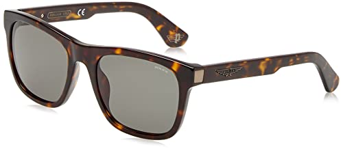 Police Unisex SPLE37N okulary przeciwsłoneczne, brązowe, rozmiar 56, brązowy, 56