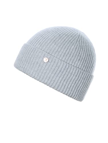 BICKLEY + MITCHELL Women's Womens Cashmere Merino 2130-01-11-101 czapka beanie, jasnoszara, jeden rozmiar