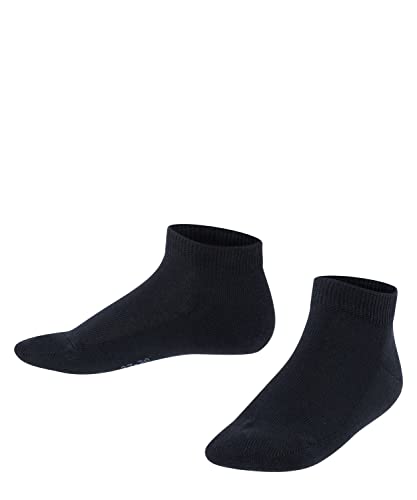 FALKE Uniseks - dzieci Skarpety do trampek Family K SN Zrównoważona Bawełna krótkie jednokolorowe 1 Para, Niebieski (Dark Marine 6170), 35-38 (9-12 lata)