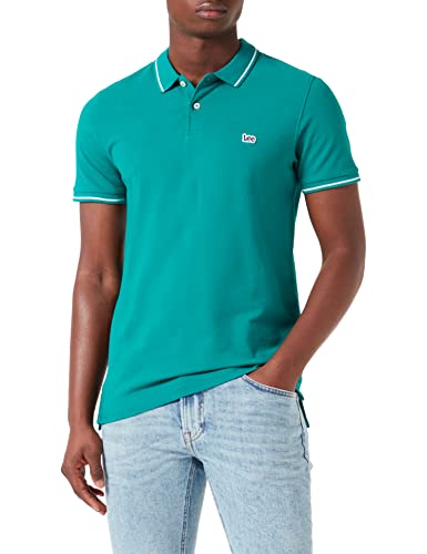 Lee Męska koszulka polo Pique, Enigma, Small, Enigma, S