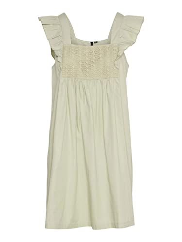 VERO MODA Sukienka damska Vmmoran Sl Short Dress WVN, Reseda, S