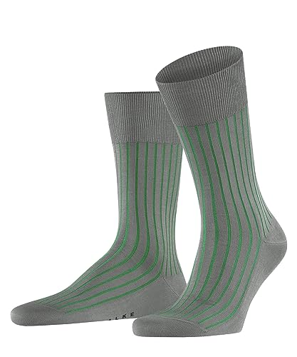 FALKE Mężczyźni Shadow M SO Bawełna z wzorem 1 Para, Szary (Light Grey 3227), 43-44