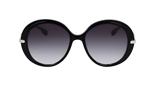 KARL LAGERFELD Damskie okulary przeciwsłoneczne KL6084S, czarne/żółwiowe, jeden rozmiar, Czarny/żółw, Rozmiar uniwersalny
