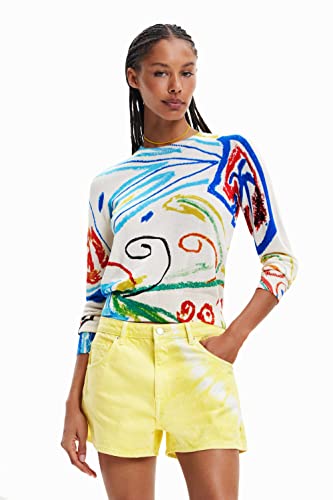 Desigual Bluza damska, biały, XL