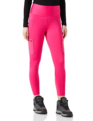 Wrangler Legginsy cargo damskie, Różowy krwawnik, L