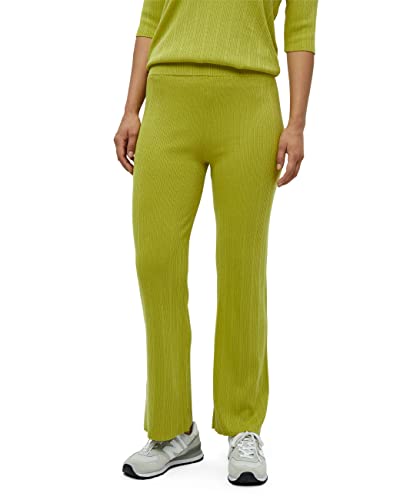 Desires Damskie spodnie z dzianiny Anne o średniej talii, szerokie spodnie z dzianiny, gruszka zielona, XL, Gruszka zielona, XL