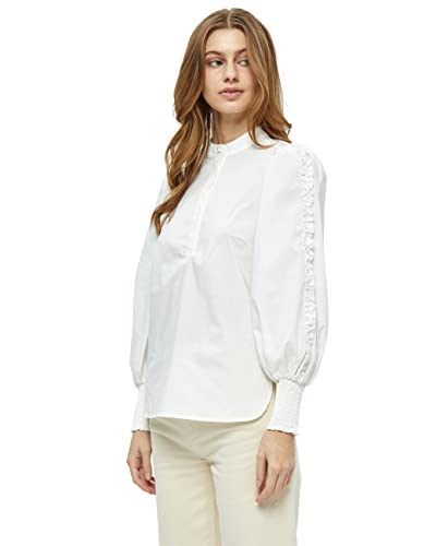 Minus Damska koszula Hellen Pearl, Cloud Dancer, 10, Tancerz w chmurze, 36