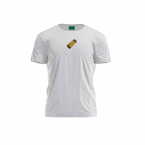 Bona Basics, Druk cyfrowy, męska koszulka podstawowa,%70 bawełna%30 poliester, szary, na co dzień, męskie topy, rozmiar: XL, szary, XL