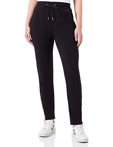 Love Moschino Regularne Fit Jogger Spodnie Damskie Casual, Czarny, 36