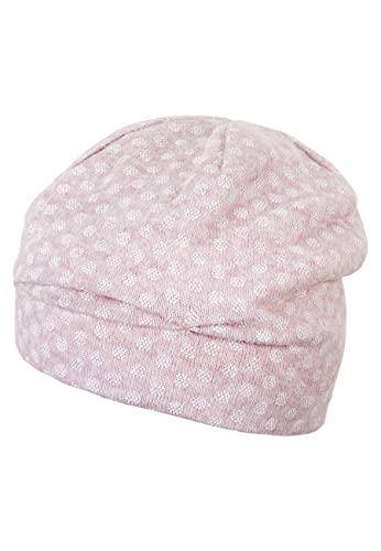 Sterntaler Dziewczęca czapka beanie w kropki, Rosa, 47