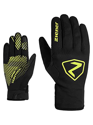 Ziener Unisex SMU 22-GTX INF 274 TOUCH rękawiczki rowerowe, długie palce, Gore-Tex Infinium, wyściełane, oddychające, poison yellow, 10,5