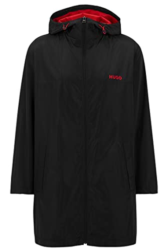 HUGO Płaszcz męski, Black1, L