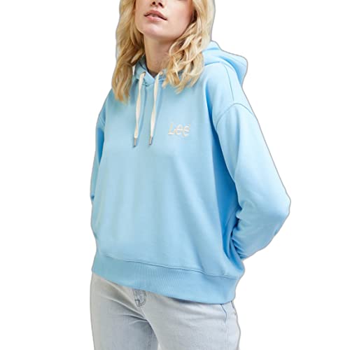 Lee Essential Hoodie damska bluza z kapturem, niebieski, XS