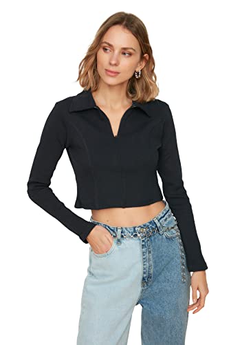Trendyol Damska bluza w kolorze granatowym, rozmiar XL (DE)