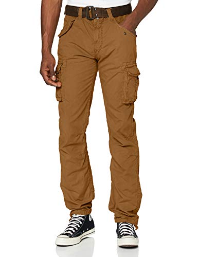Schott NYC Spodnie męskie, Camel, 30