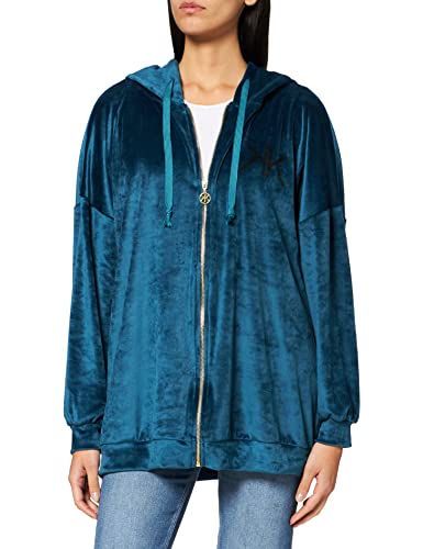 KENDALL & KYLIE Damska bluza z kapturem, NIEBIESKI, XS