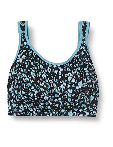 Champion Damski biustonosz amortyzujący S4490 Active Multi Bra Sport, Nero Allover, IT 5I (EU 85I) (UK 38I)