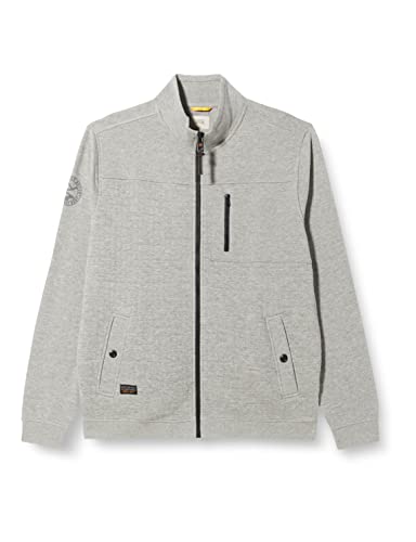 camel active Męska kurtka z dzianiny 409402/1W21, Stone Gray, M, Stone Gray, M