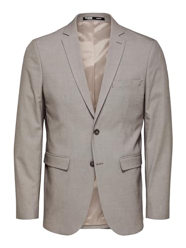 SELECTED HOMME Męska marynarka Slhslim-Liam BRWN Hounds BLZ Flex B Noos, Brownie/Szczegóły: houndstooth, 40