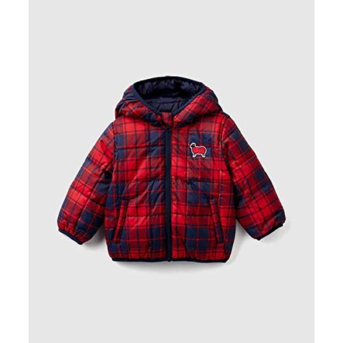 United Colors of Benetton 2AZA53JU0 Kurtka, Niebieski 901, 104 Dziecko, niebieski 901, 104