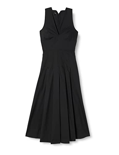 Pinko Damska sukienka z popeliny w stylu casual, Z99_czarna limuzyna, 40