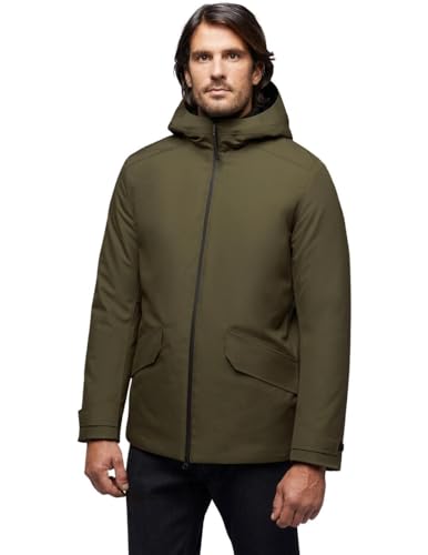 Geox Kurtka męska M Clintford, olive night, 56