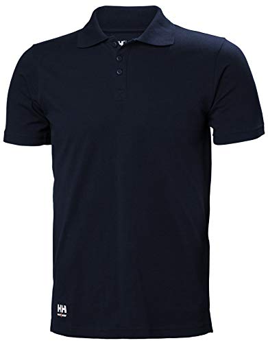 Helly Hansen Workwear Koszulka unisex x zapinana na guziki, granatowa, XL biust 42,5