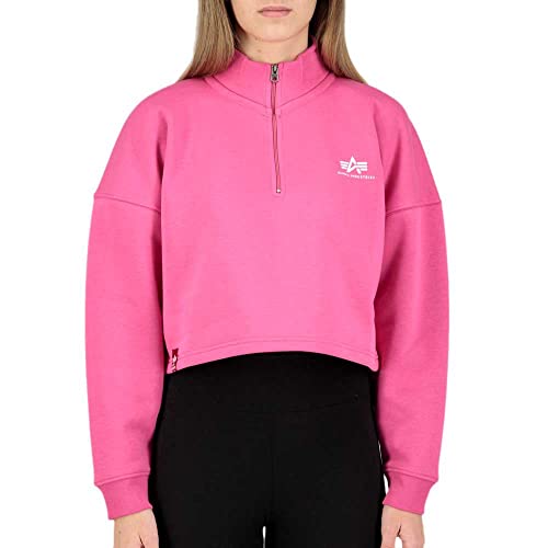 ALPHA Damski sweter z zamkiem błyskawicznym Cos Sl Wmn na co dzień, magenta, L, magenta, L