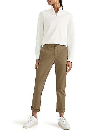 Dockers Damskie spodnie weekendowe chinosy slim, Harvest Gold, 26