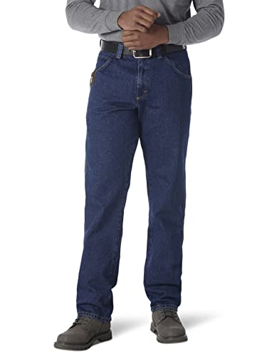 Wrangler Mężczyźni Riggs Workwear Men'S Ripstop Carpenter Jeansy, Antique Indigo, 34W / 32L