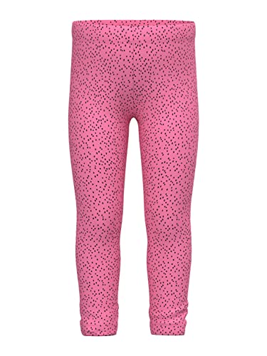 Bestseller A/s NMFDAVINA AOP SWE legginsy BRU O1, Pink Cosmos, 110 cm