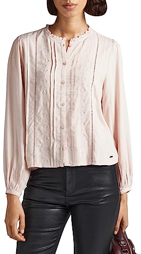 Pepe Jeans Bluzka damska Galena, Różowy (Ash Rose), L