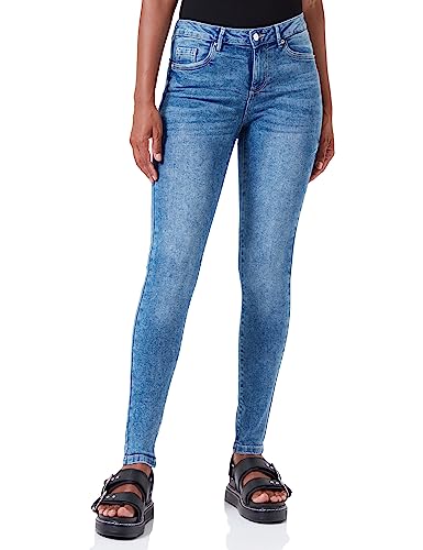 VERO MODA VMALIA MR S Shape J VI3343 GA NOOS dżinsy damskie slim fit, niebieski (medium blue denim), 34-S-L