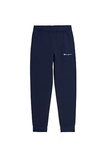 Champion Legacy Authentic Pants-Script Logo Powerblend Fleece elastyczny kombinezon spodnie męskie, Blu Marino, S