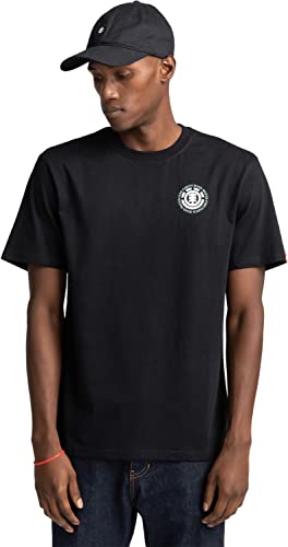 Element Męska koszula Seal Short Sleeve Tee Shirt, Flint czarny, XL