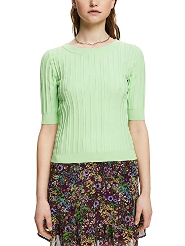 ESPRIT Damski sweter 023EE1I319, 320/CITRUS Green, XS, 320/Citrus Green, XS