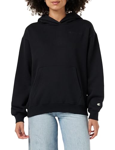 Champion Damska bluza z kapturem, Czarny, S