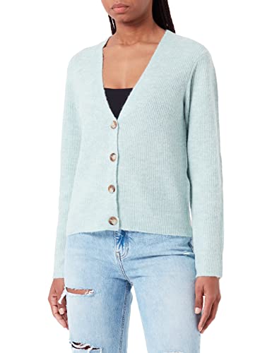 Soya Concept Sweter damski z dzianiny, Melanż Green Haze, XL