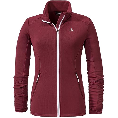 Schöffel Damska kurtka polarowa Lodron L, Dark Burgundy, 34
