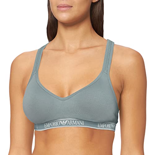 Emporio Armani Damska opaska z logo Iconic, Powderblue, XS