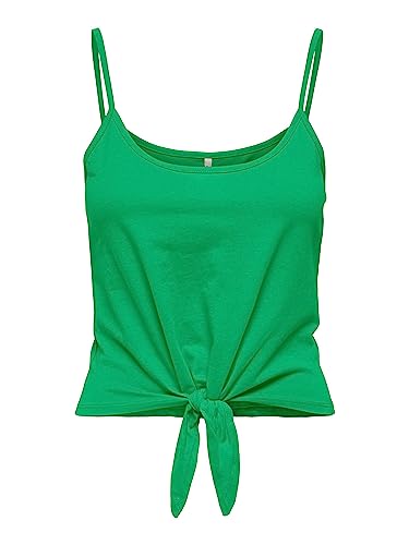 ONLY Kobiety ONLMAY S/L Short Knot Box JRS Top, Kelly Green, L, zielony (Kelly Green), L